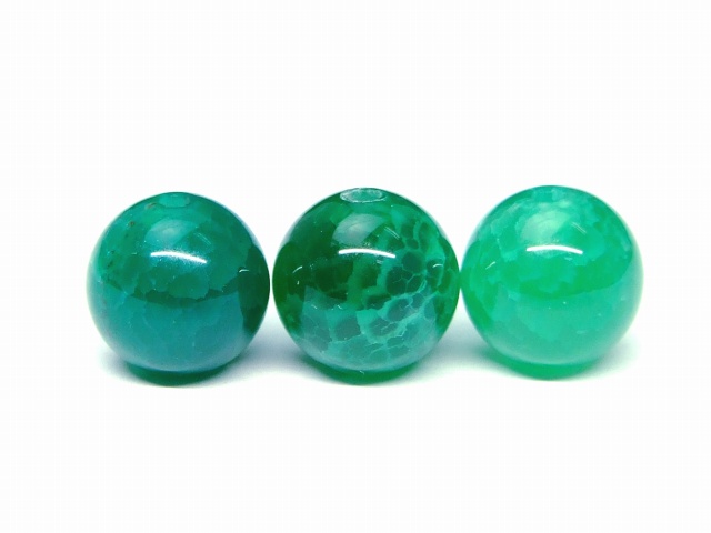 天然石 パワーストーン g3-960C 緑龍紋瑪瑙 メノウ アゲート 10mm AA 1