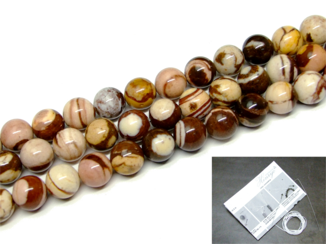 天然石 パワーストーン g3-3321C 今月30％OFF ブラウンゼブラ