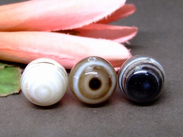 天然石 パワーストーン 64274 今月の半額 わけあり 双眼 黒天眼石 14mm