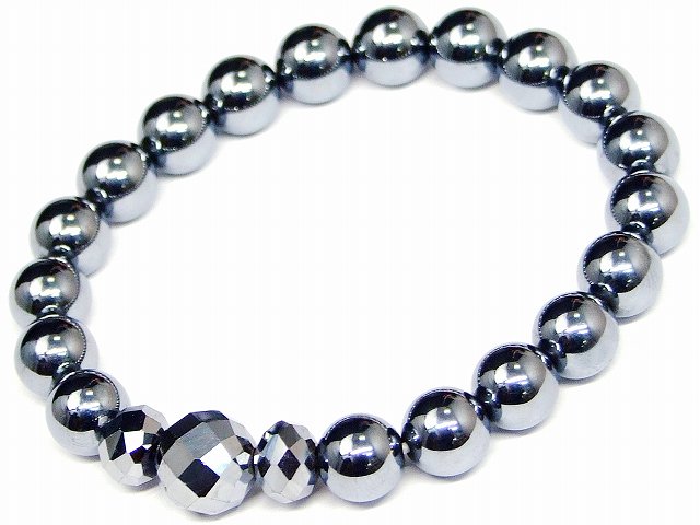天然石 パワーストーン 57375 テラヘルツ 8mm／10mm 丸玉 64面