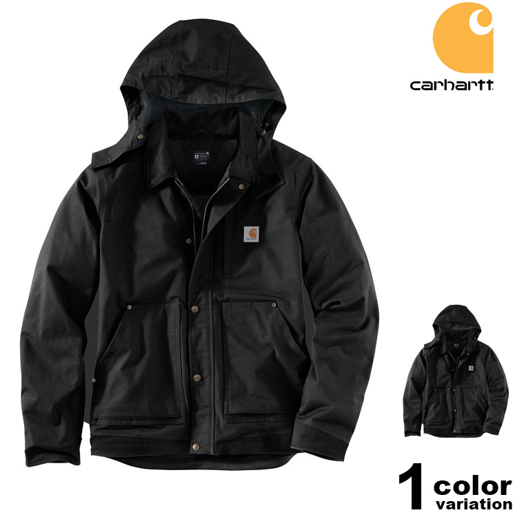 カーハート ジャケット Carhartt フルスイング スチールジャケット ワークジャケット フード 取り外し可能 アウター