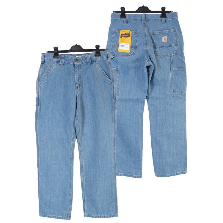 Carhartt 人気ルーズフィット 11.75オンス ウォッシュド デニム 104941-01.jpg