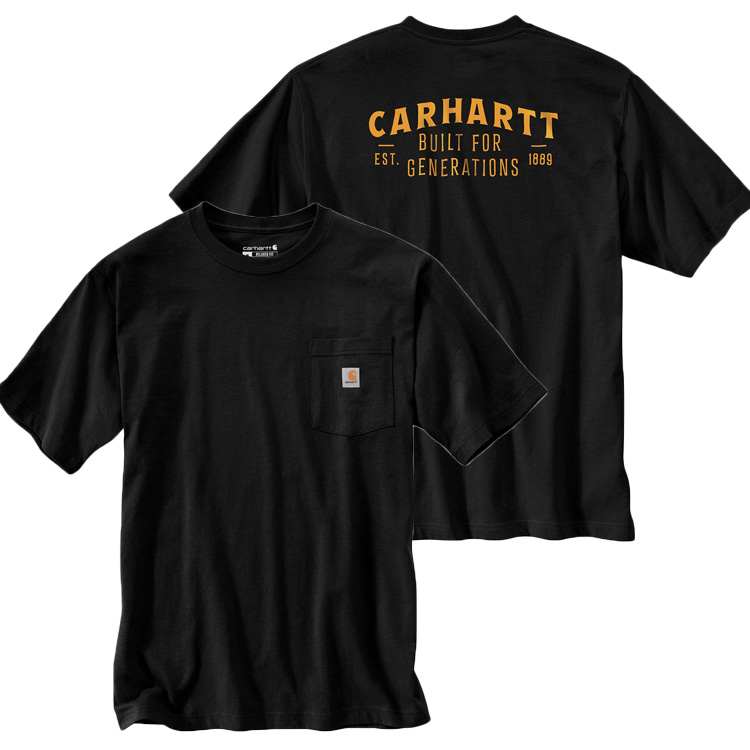 【Carhartt】バックグラフィック 半袖 Tシャツ / 送料無料 セール】Carhartt カーハート / ビッグサイズ ワンポイントロゴ