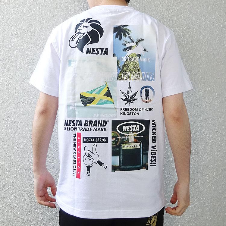ネスタブランド Tシャツ NESTA BRAND メンズ 半袖 トップス フォト コラージュ TEE 2022 新作｜hiphopdope｜02