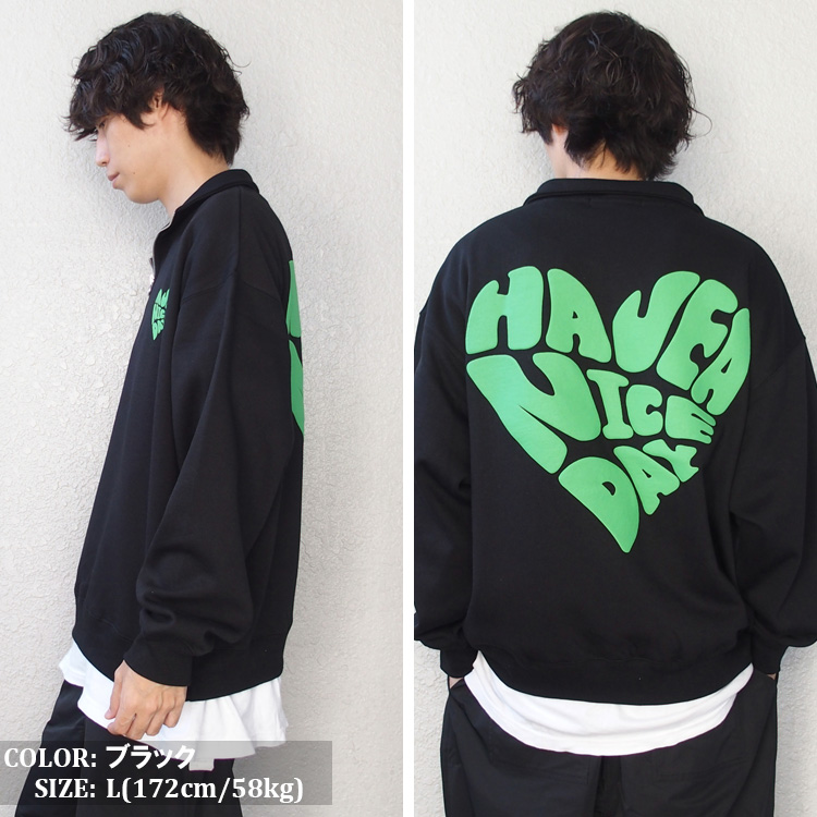 Jungle Storm（ジャングルストーム） ハーフジップ スウェット