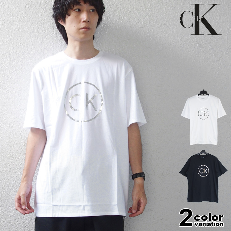 【 】カルバンクライン アーカイブロゴ半袖Tシャツ ユニセックス】アーカイブロゴ リラックスクルーネック Tシャツ