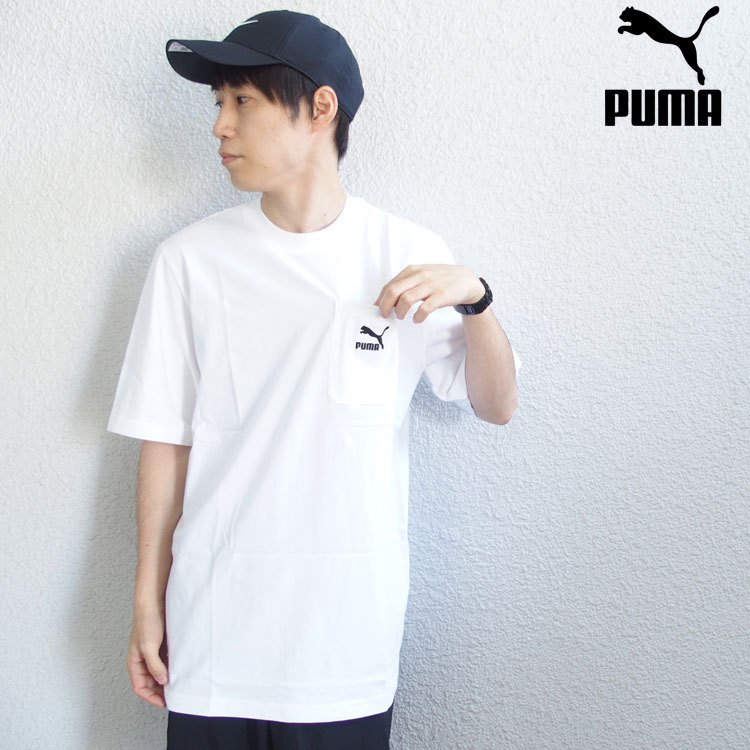 プーマ Tシャツ PUMA Tシャツ 半袖 ポケT 大きいサイズ対応 トップス