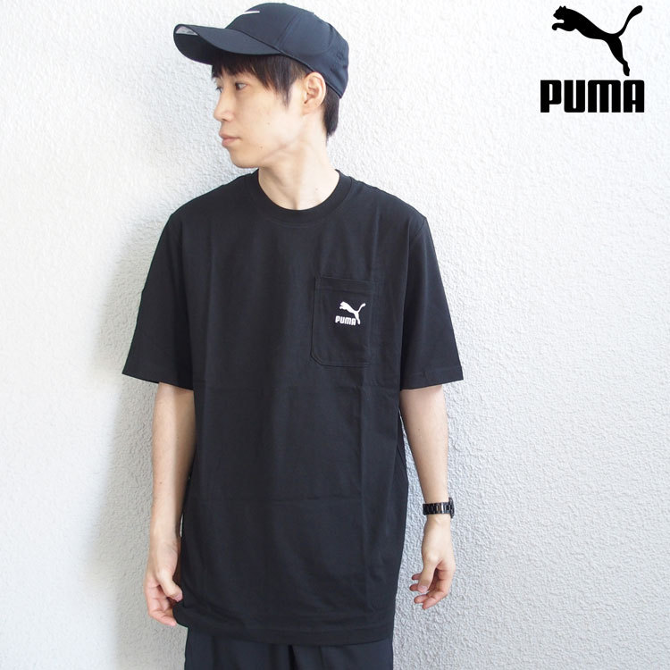 プーマ Tシャツ PUMA Tシャツ 半袖 ポケT 大きいサイズ対応 トップス