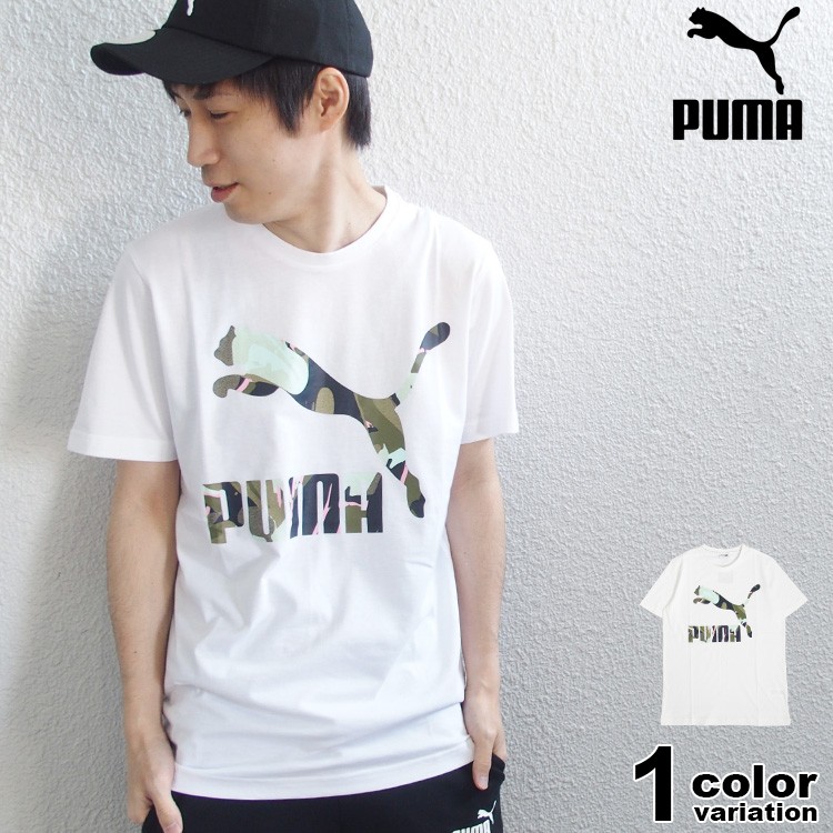 PUMA プーマ Tシャツ 半袖 CLASSICS ロゴ SS Tシャツ メンズ