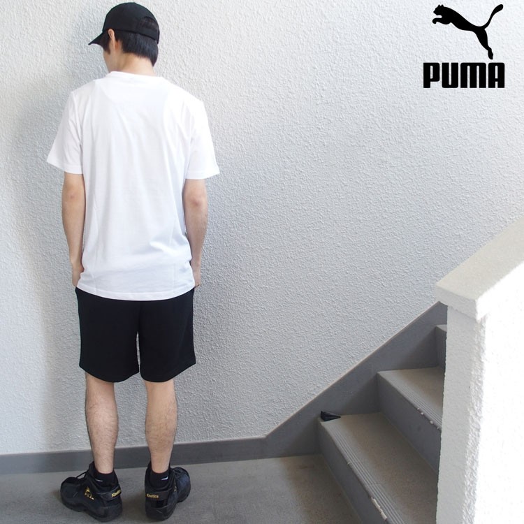 Puma 迷彩柄 シャツとショーツセット Mサイズ PUMA プーマ Tシャツ 半袖 CLASSICS ロゴ SS メンズ 大きい