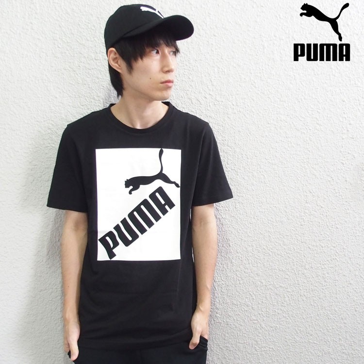 プーマ PUMA Tシャツ M ビッグロゴ 花柄 ストライプ undo-rowa_ts03605