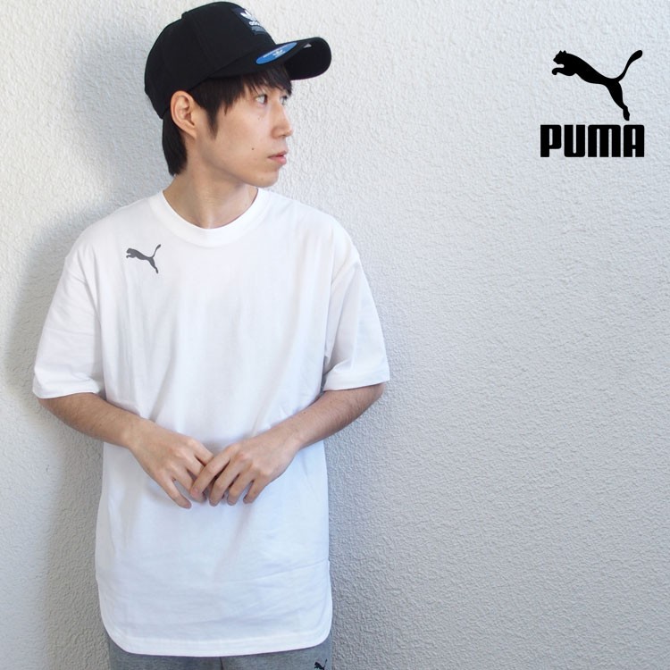 PUMA プーマ Tシャツ 半袖 Tシャツ メンズ リラックスフィット 大きいサイズ対応 トップス