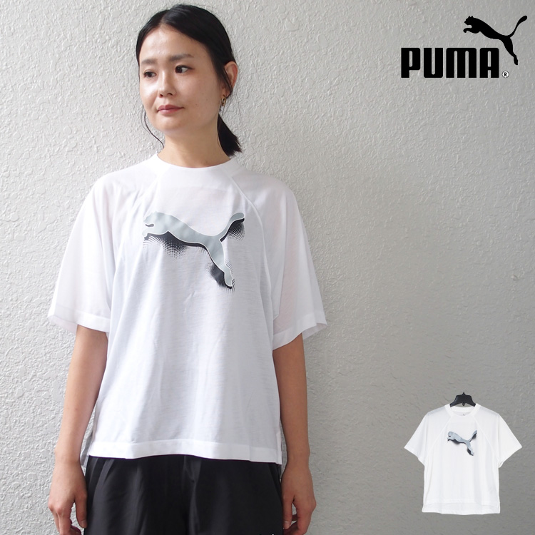 PUMA プーマ Tシャツ レディース 半袖 オーバーサイズ MODERN