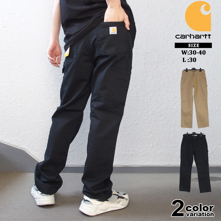 カーハート Carhartt B324 ウォッシュド ツイル ユーティリティ ペインターパンツ リラックスフィット メンズ ワークパンツ 定番 綿 9.25オンス USAモデル | Carhartt | 01