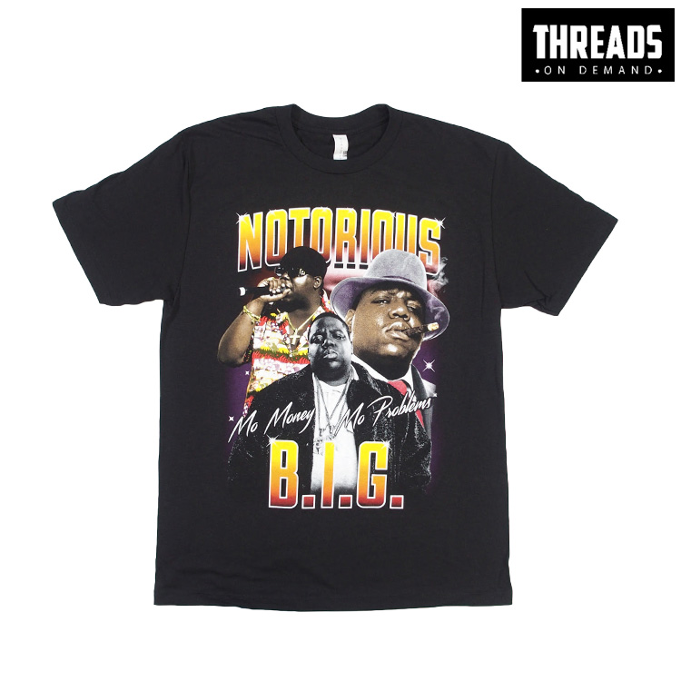 THREADS ON DEMAND Tシャツ 半袖 ノトーリアスBIG ビギー