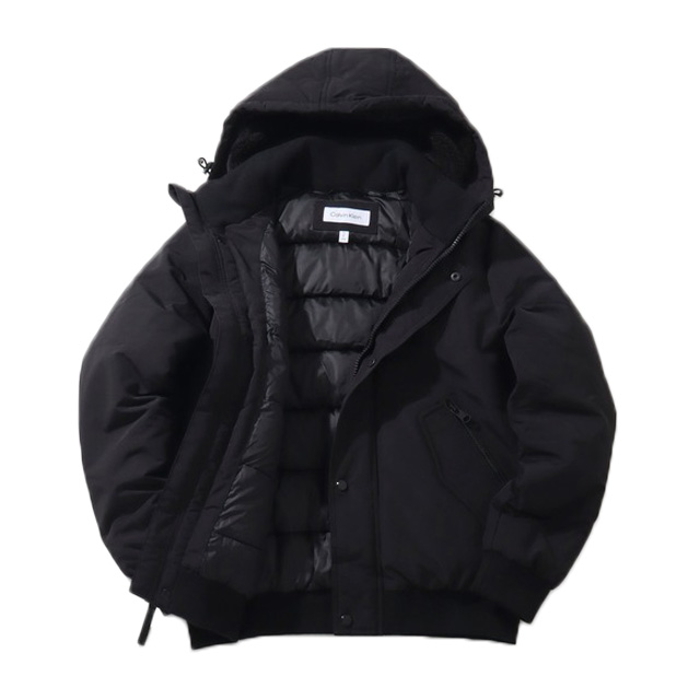 CK ブラック ダウンジャケット Calvin Klein ダウンジャケット S ブラック