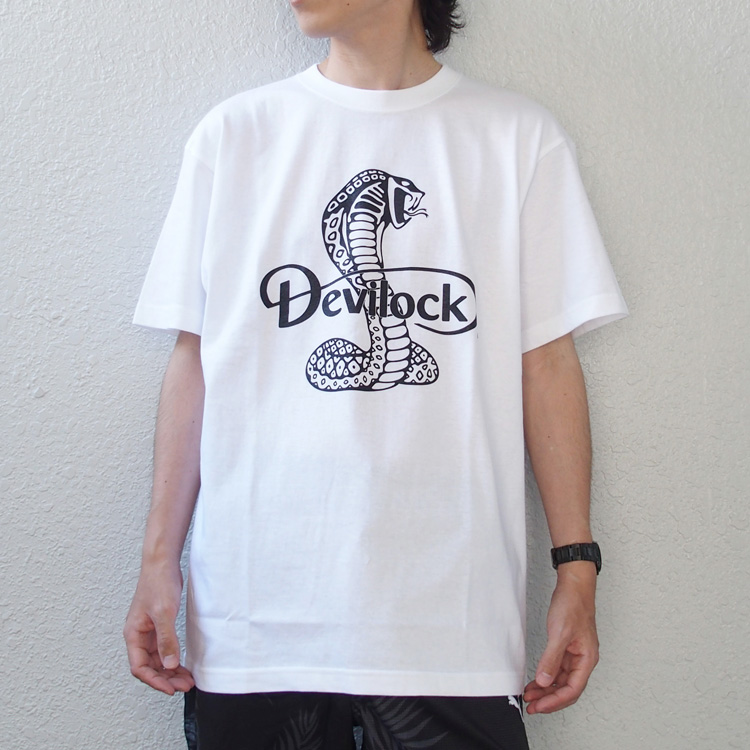 DEVILOCK デビロック Tシャツ 半袖 COBRA LOGO TEE コブラ ロゴ
