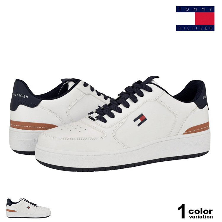TOMMY HILFIGER（トミー・ヒルフィガー） レザースニーカー ローカット 