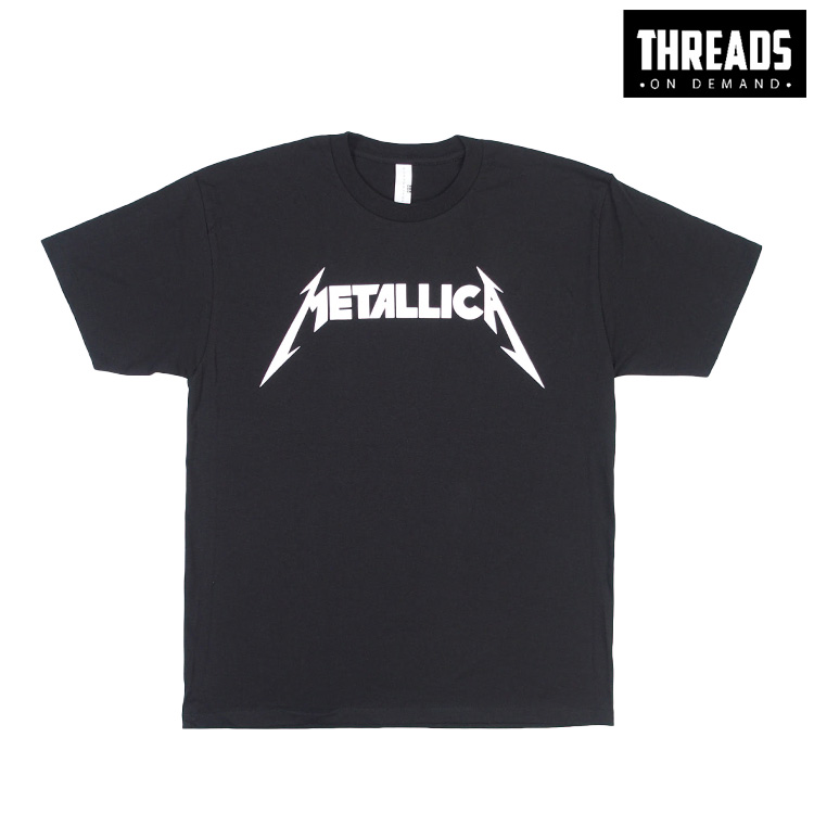 THREADS ON DEMAND Tシャツ 半袖 METALICCA メタリカ デザイン プリント...