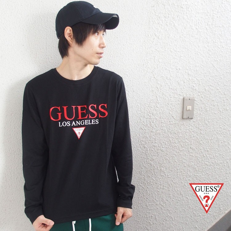 GUESS メンズ長袖Tシャツ、カットソーの商品一覧｜Tシャツ、カットソー 