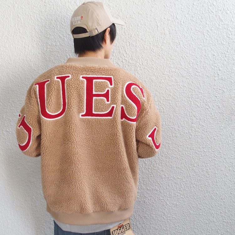 激レア GUESS ゲス ジャケット ボア フリース メンズ レディース