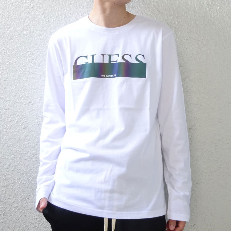 激レア GUESS ゲス Tシャツ 長袖 ロンT メンズ レディース トップス アメカジ 別注モデル