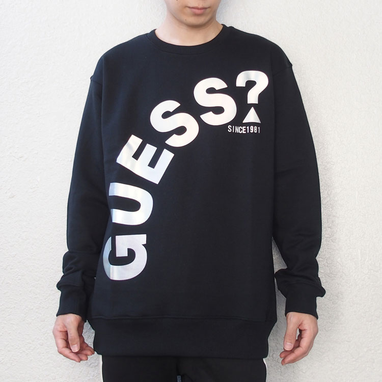 GUESS ゲス トレーナー スウェット クルーネック 裏毛 メンズ レディース