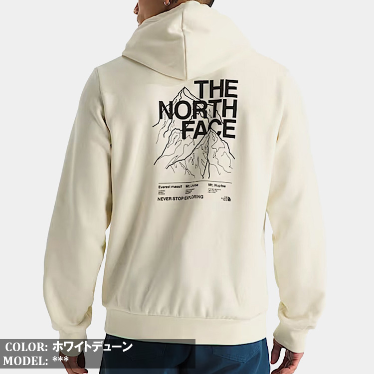 ノースフェイス 2トーン プリント スウェット パーカー プルオーバー 裏起毛 THE NORTH FACE（ザ ノースフェイス） 希少 ザ ノースフェイス