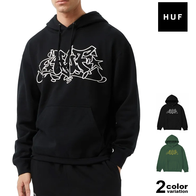 HUF（ハフ） パーカー プルオーバー HUF OUTLINES PULLOVER HOODIE 