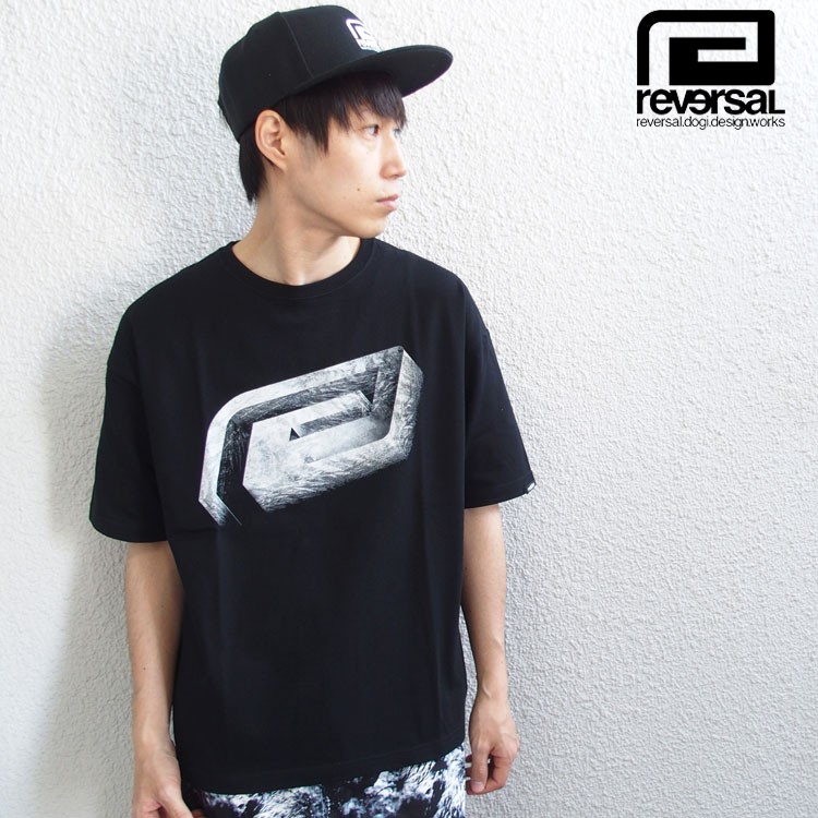 リバーサル ビッグ Tシャツ reversal 半袖 メンズ トップス STONE LOGO BIG...