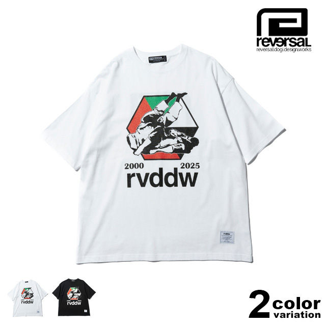 reversal（リバーサル） Tシャツ 半袖 オーバーサイズ rvddw コットン