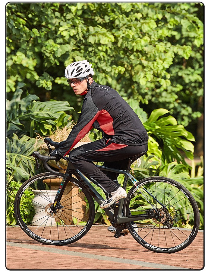 サイクルジャージ サイクルジャケット 上下セット 長袖 伸縮性良い 自転車ウェア ゴルフウェア ウィンドブレーカー バイクウェア サイクルパンツ Nc Me0 Hiphopnospace 通販 Yahoo ショッピング