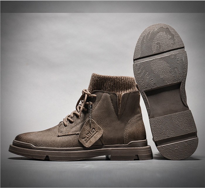 が大特価 おしゃれ 紳士靴 スエード 裏起毛 革靴 カジュアルシューズ ショートブーツ メンズ ブーツ 秋冬 復古 シューズ 本革 靴 ニット 春 その他ブーツ サイズ 適応足長さ24cm Michiganestateplanning Com