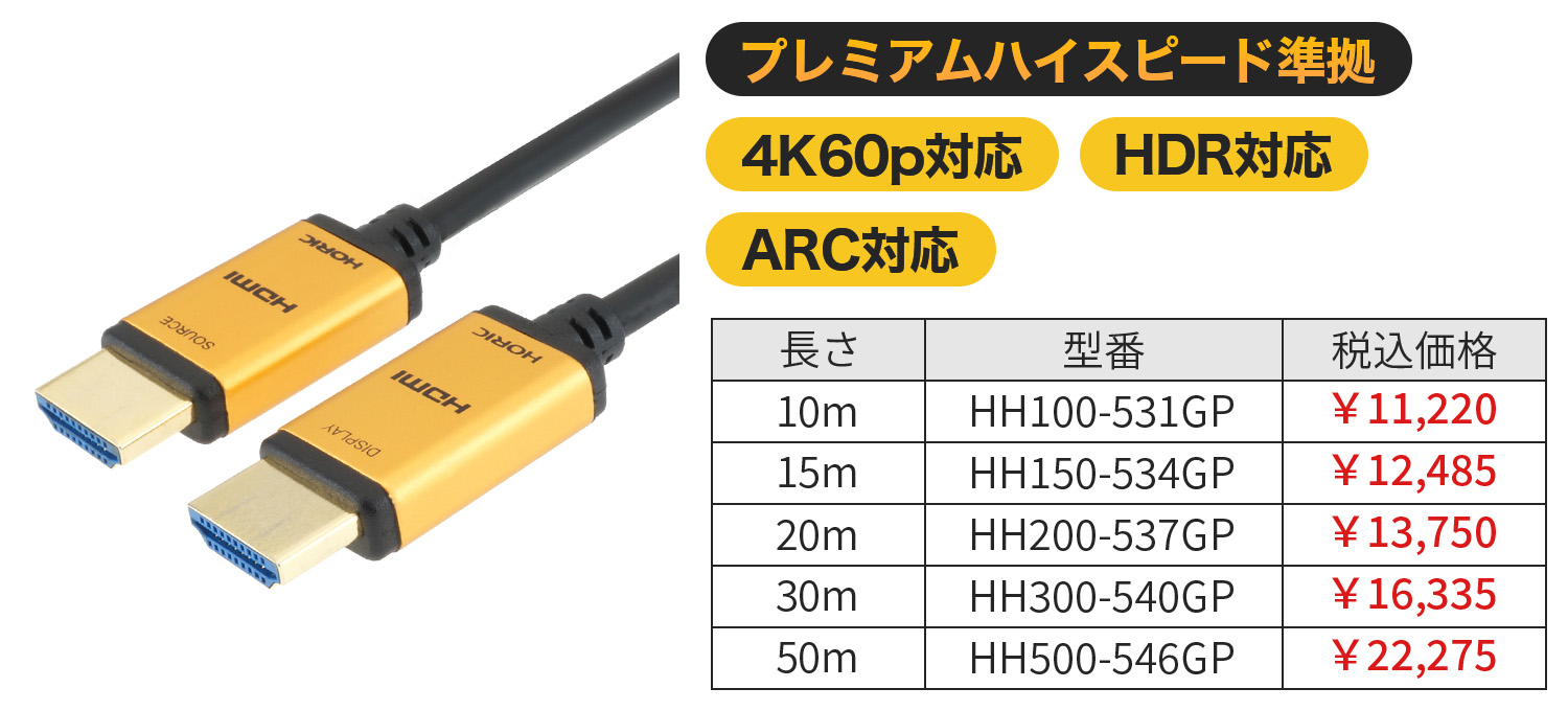 ホーリック（HORIC） HDMIケーブル 30m フルHD/60p ARC 対応