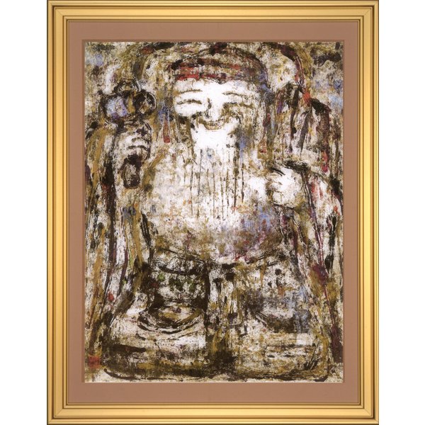 開運！弁財天樣 絵画(トロピカル風) 芸術・芸能・金運アップ - 絵画