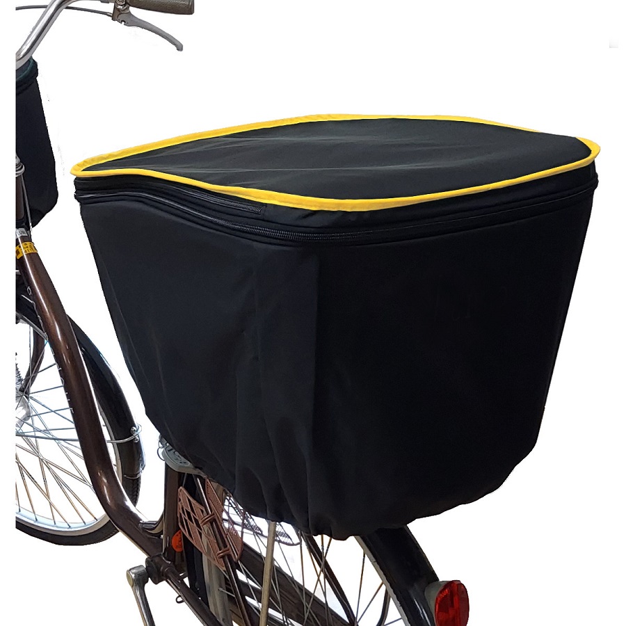 自転車 カゴカバー 後ろかご用 27リットル 2段式 hiro ヒロ 日本製 強 