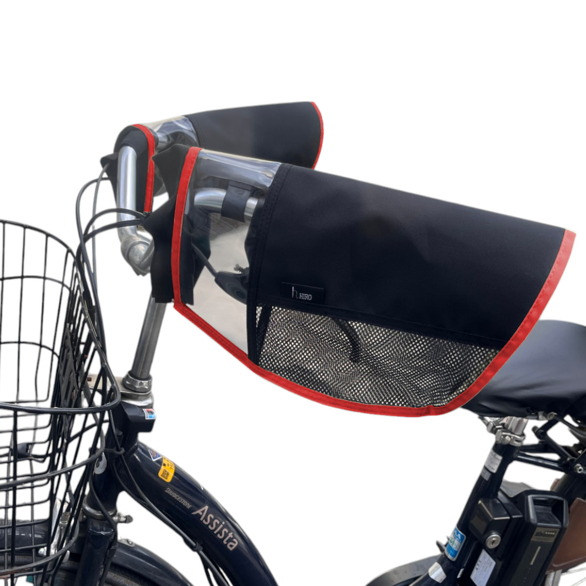 リニューアル 自転車 ハンドルカバー 夏向け 日よけ UV 日焼け