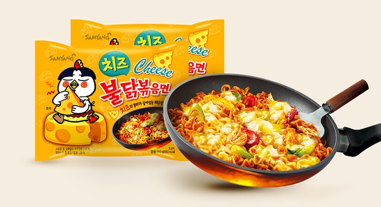 三養 チーズ ブルダック炒め麺 140g マルチパック (5個入)の説明