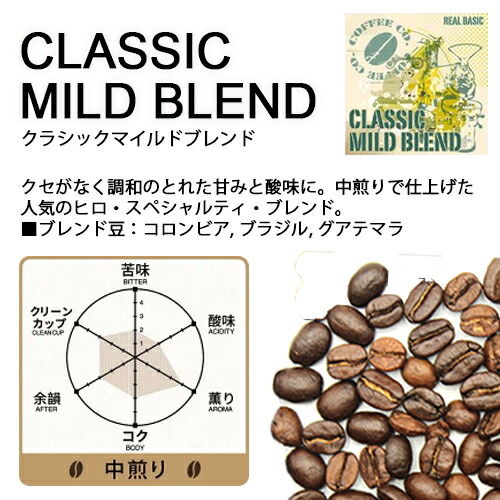 コーヒー豆 送料無料(コーヒーマイスターセレクト)(スタンダード