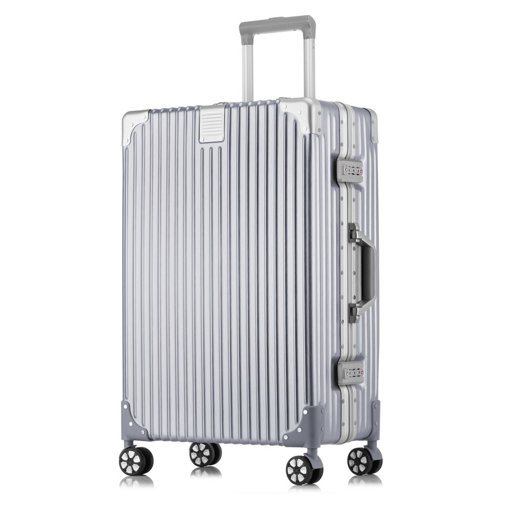 スーツケース キャリーバッグ キャリーケース トランクケース アルミフレーム Lサイズ 軽量 ダブル...