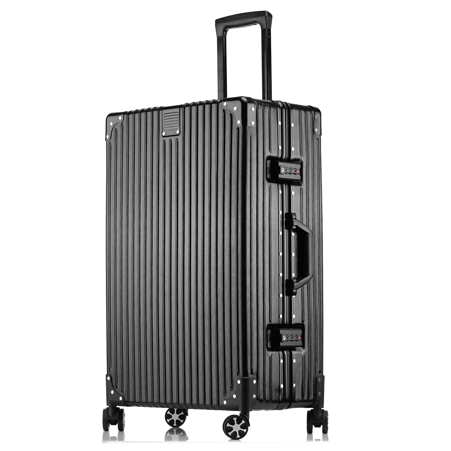 スーツケース XLサイズ キャリーバッグ キャリーケース トランクケース アルミフレーム 軽量 ダブル 大型 空港 旅行カバン   世界基準 TSAロック ダイヤルロック｜hiromi-shop｜03