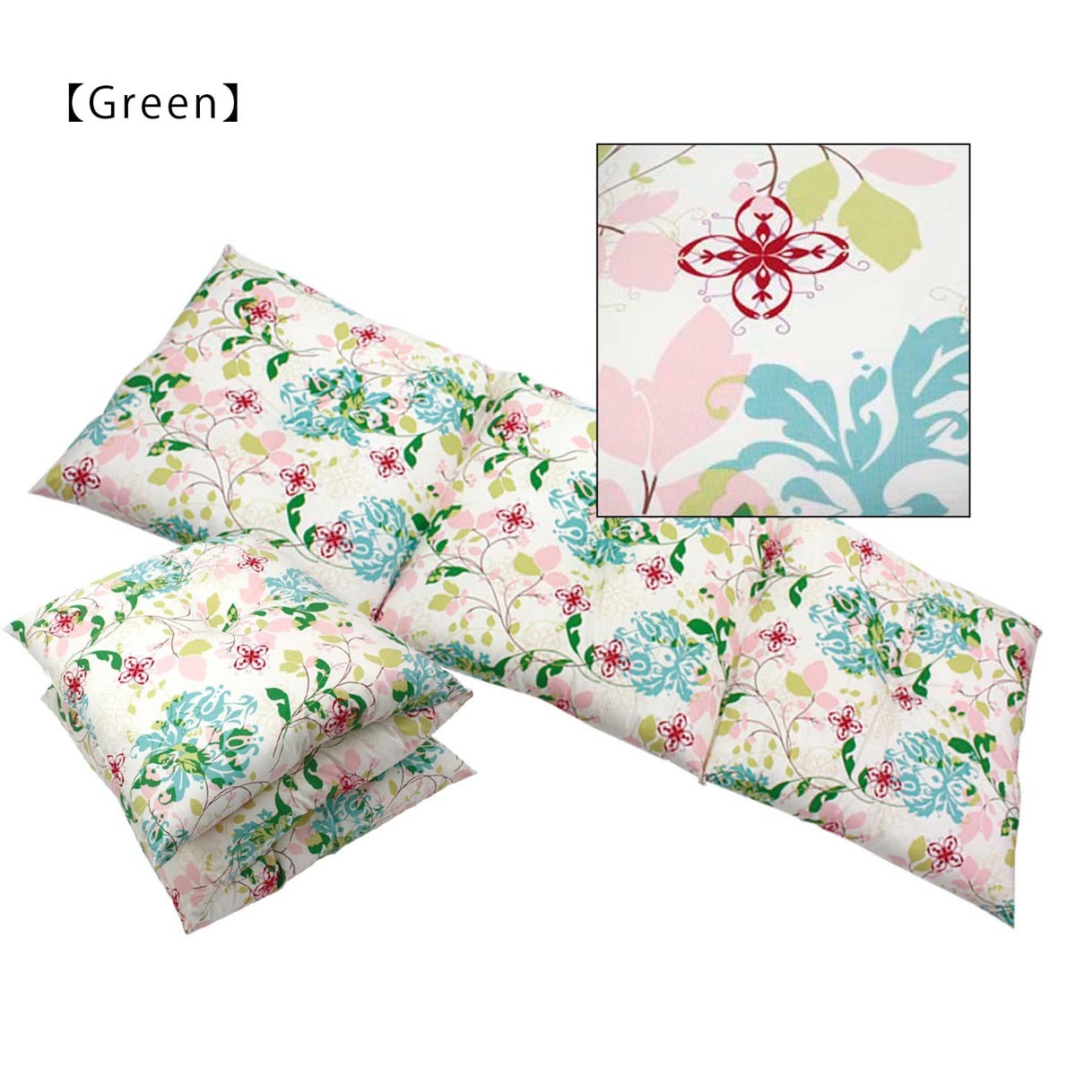 プリキュア 柄 大判長座布団 日本製 大きい 70×210cm 折りたたみ