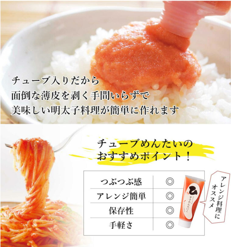 めんたいチューブ5本セット