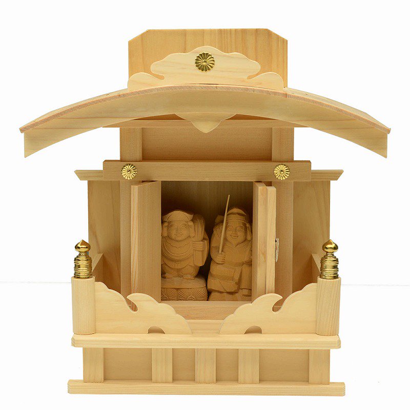 神棚・恵比須大黒宮 木曽桧 大 送料無料 : 仏壇・位牌・神棚 ひるた