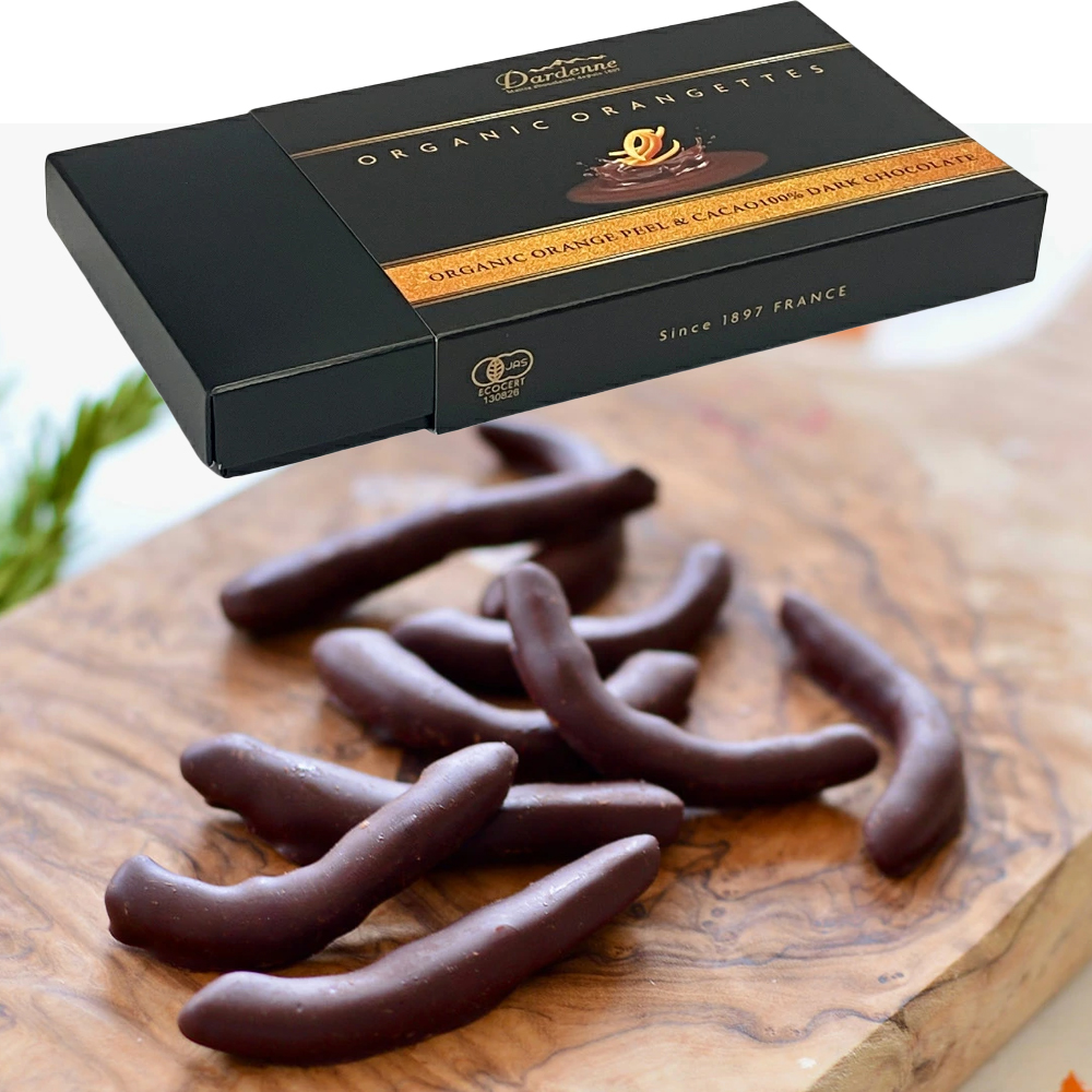2箱 ダーデン 有機チョコレート オランジェット オーガニック カカオ