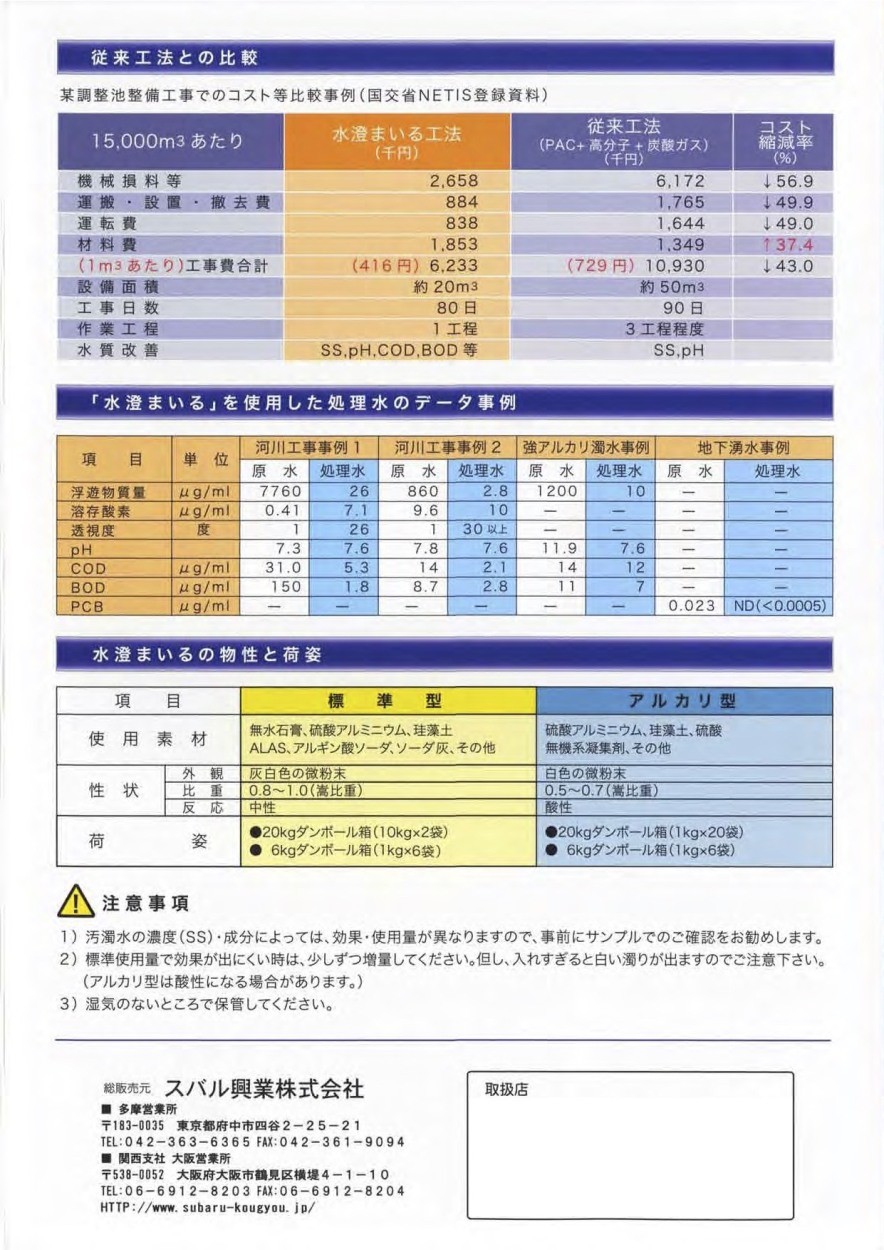 無機系凝集剤 水澄まいる アルカリ型 20kg : ヒットネット 無機系凝集剤 水澄まいる アルカリ型 20kg : ヒットネット