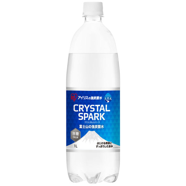 炭酸水 IRIS OHYAMA 炭酸水 1L 12本 レモン プレーン 強炭酸水 炭酸