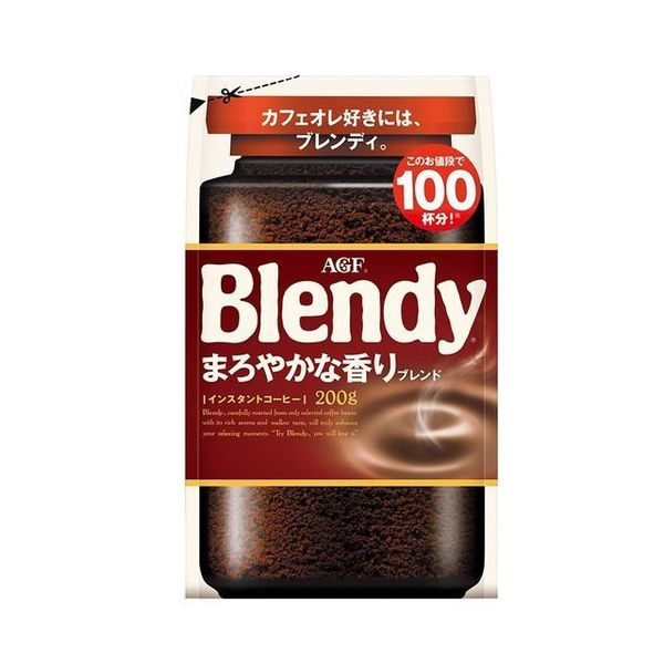 インスタントコーヒー ブレンディ 詰め替え 袋200g AGF まろやかな香り