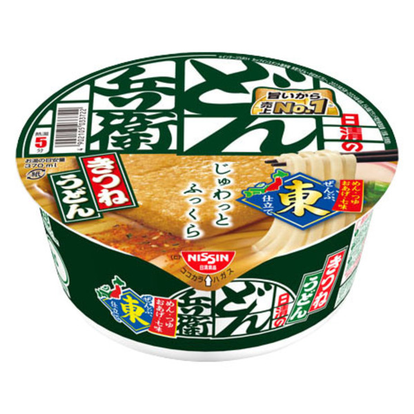 日清のどん兵衛 (12個)どん兵衛 東 きつねうどん 96g・天ぷらそば 100g