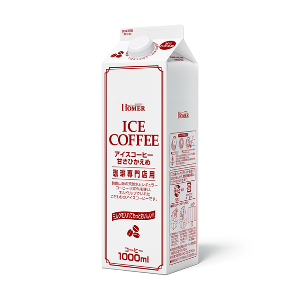 UCC コーヒー 紙パック ネルドリップ抽出 HOMER アイスコーヒー 1000ml
